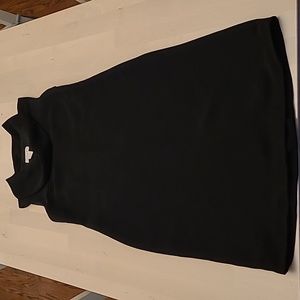 EUC Kenar Cowl Neck Sleeveless Black Lined Dress